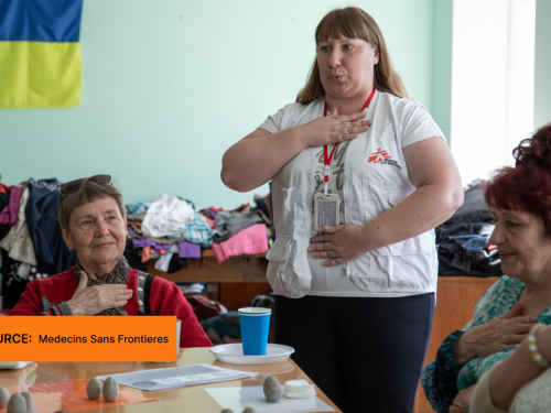 Mental health activities in Vinnytsia for people experiencing war-related PTSD